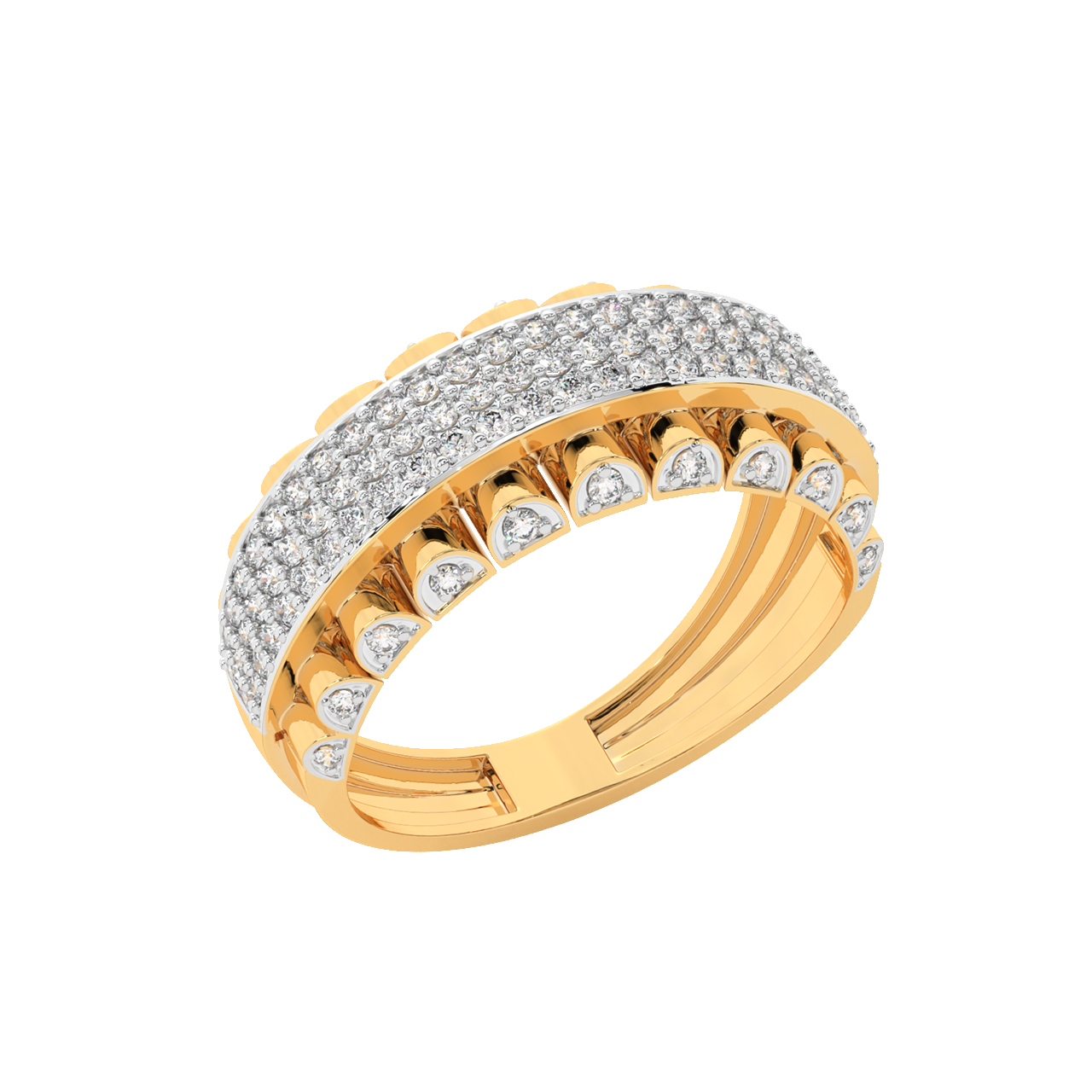 Drake Round Diamond Ring For Men